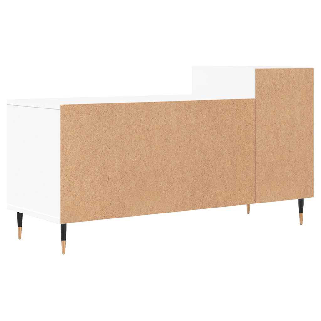 vidaXL Szafka pod TV, biała, 100x35x55 cm, materiał drewnopochodny