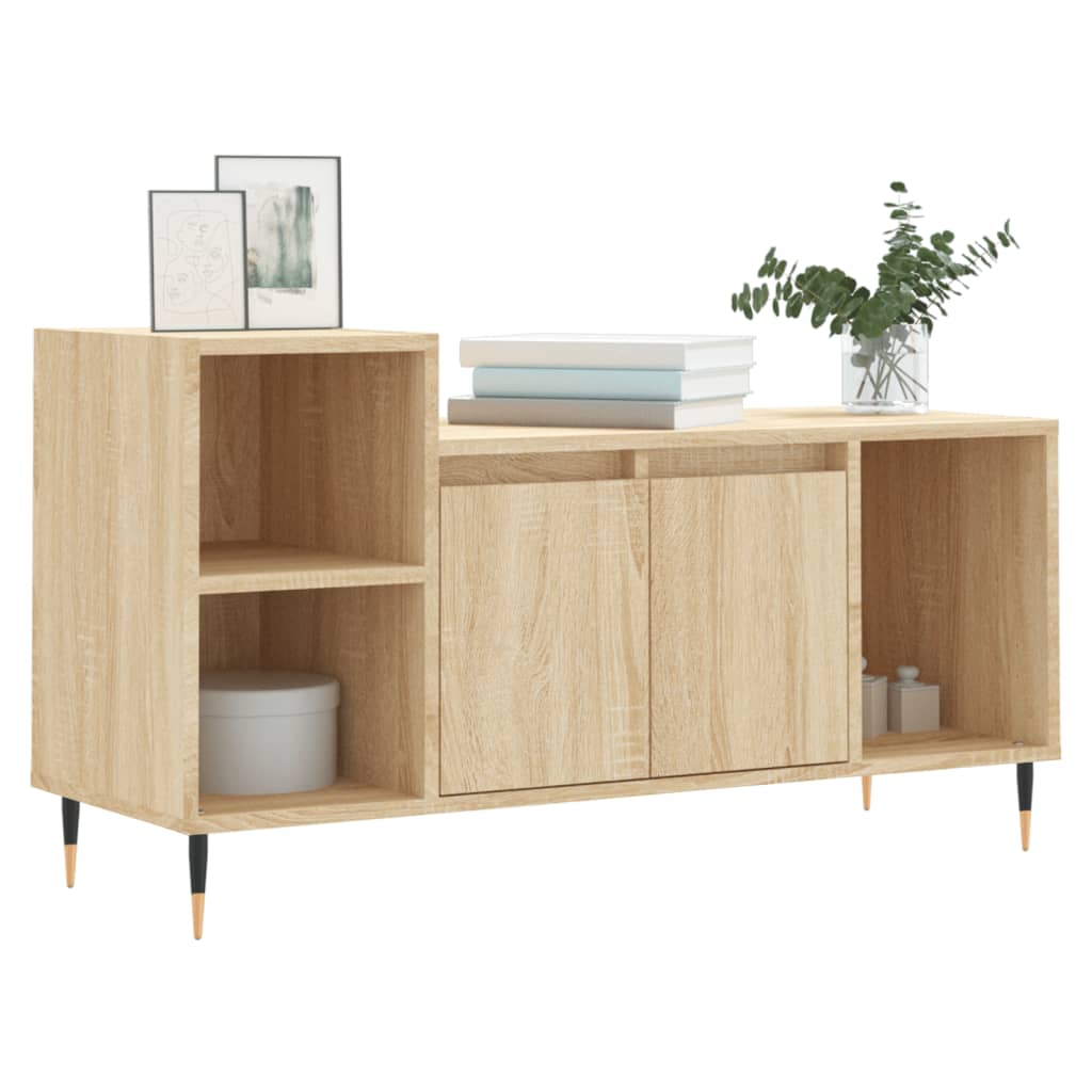 vidaXL Szafka pod telewizor, dąb sonoma, 100x35x55 cm