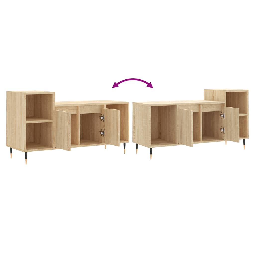 vidaXL Szafka pod telewizor, dąb sonoma, 100x35x55 cm