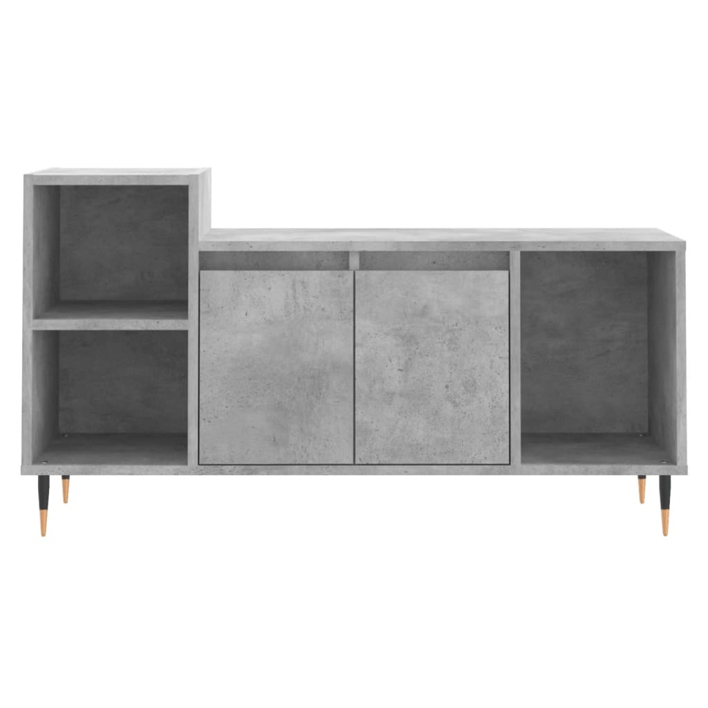 vidaXL Szafka pod TV, szarość betonu, 100x35x55 cm