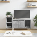 vidaXL Szafka pod TV, szarość betonu, 100x35x55 cm