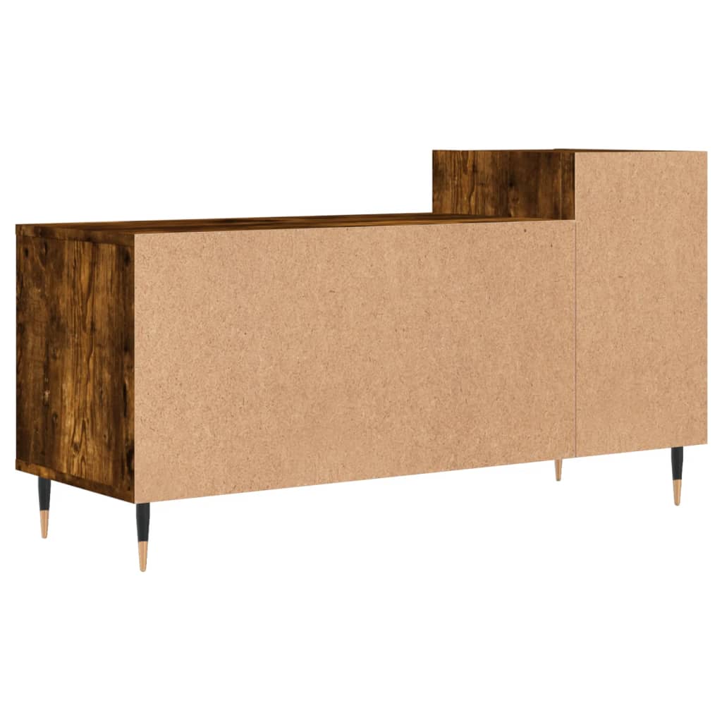 vidaXL Szafka pod telewizor, przydymiony dąb, 100x35x55 cm