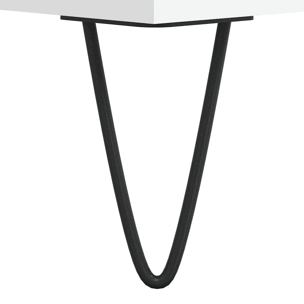 vidaXL Szafka pod TV, biała, 100x35x55 cm, materiał drewnopochodny