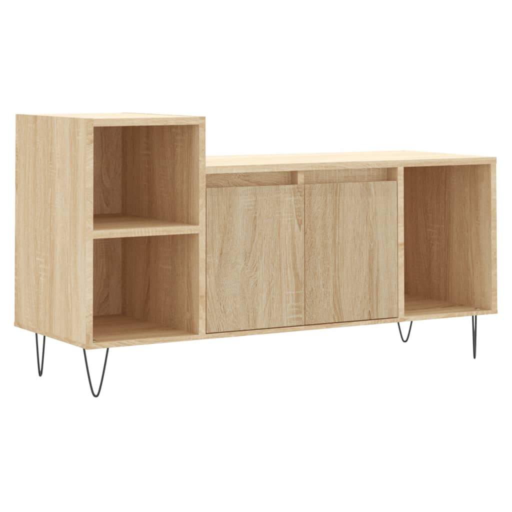 vidaXL Szafka pod telewizor, dąb sonoma, 100x35x55 cm