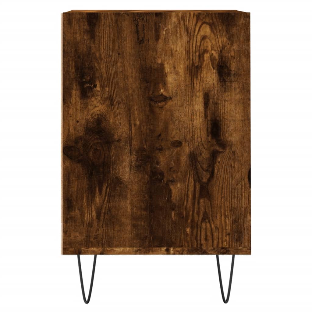 vidaXL Szafka pod telewizor, przydymiony dąb, 100x35x55 cm