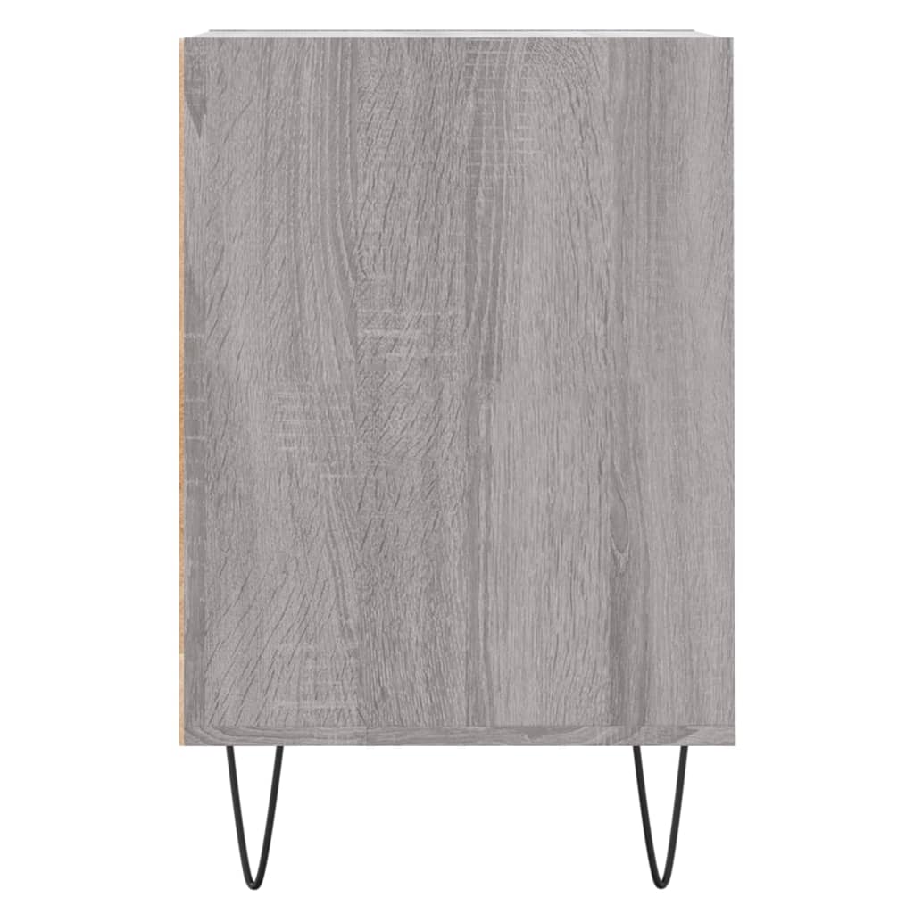 vidaXL Szafka pod telewizor, szary dąb sonoma, 100x35x55 cm