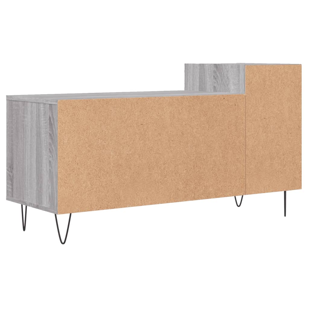 vidaXL Szafka pod telewizor, szary dąb sonoma, 100x35x55 cm