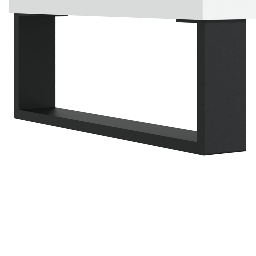 vidaXL Szafka pod TV, biała, 100x35x55 cm, materiał drewnopochodny