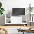 vidaXL Szafka pod TV, biała, 100x35x55 cm, materiał drewnopochodny