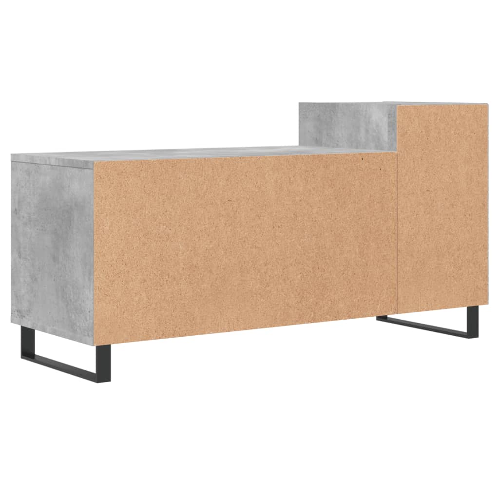 vidaXL Szafka pod TV, szarość betonu, 100x35x55 cm