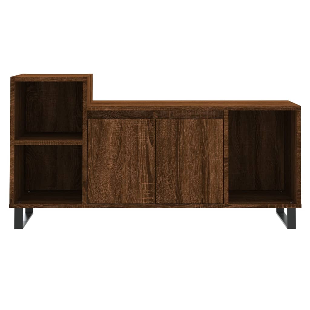 vidaXL Szafka pod telewizor, brązowy dąb, 100x35x55 cm