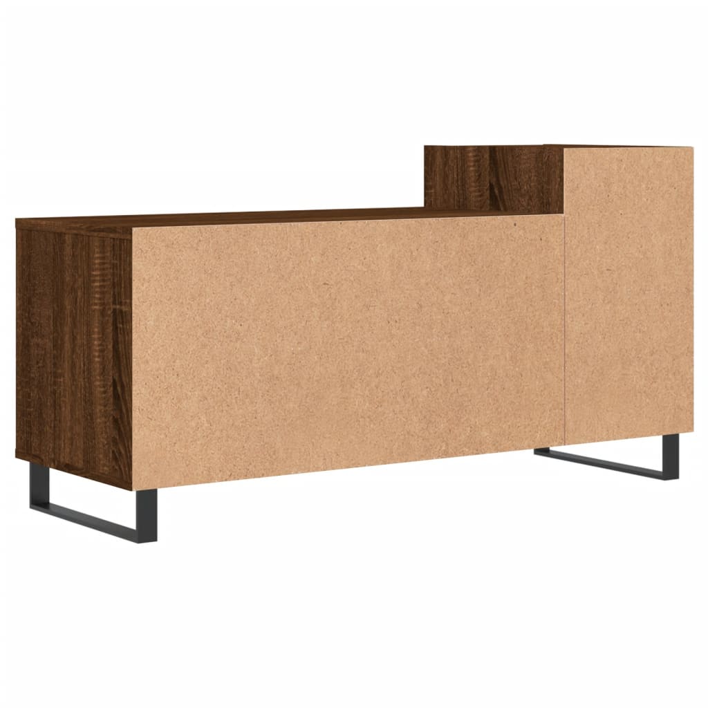 vidaXL Szafka pod telewizor, brązowy dąb, 100x35x55 cm
