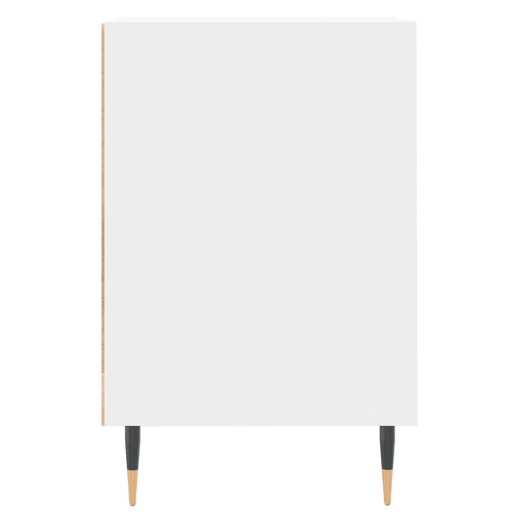 vidaXL Szafka pod TV, biała, 80x36x50 cm, materiał drewnopochodny