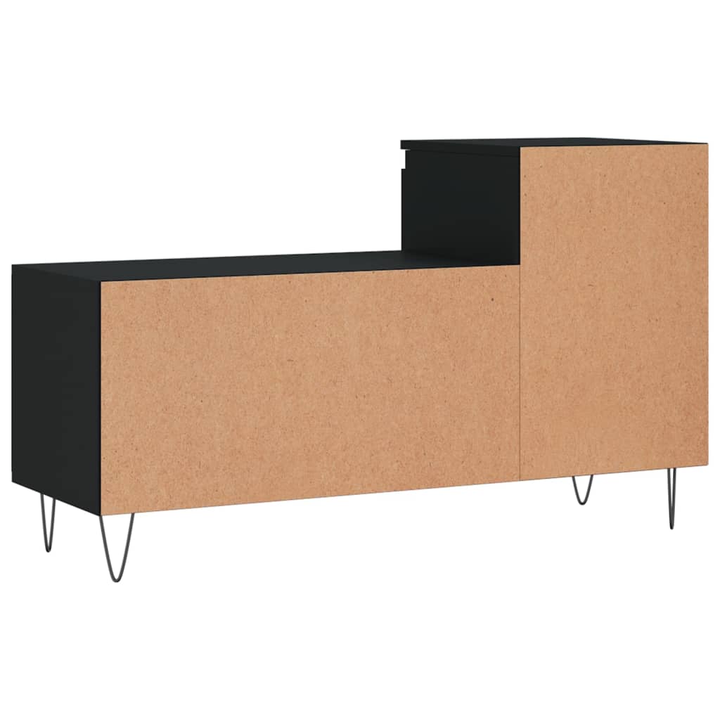 vidaXL Szafka na buty, czarna, 102x36x60 cm, materiał drewnopochodny