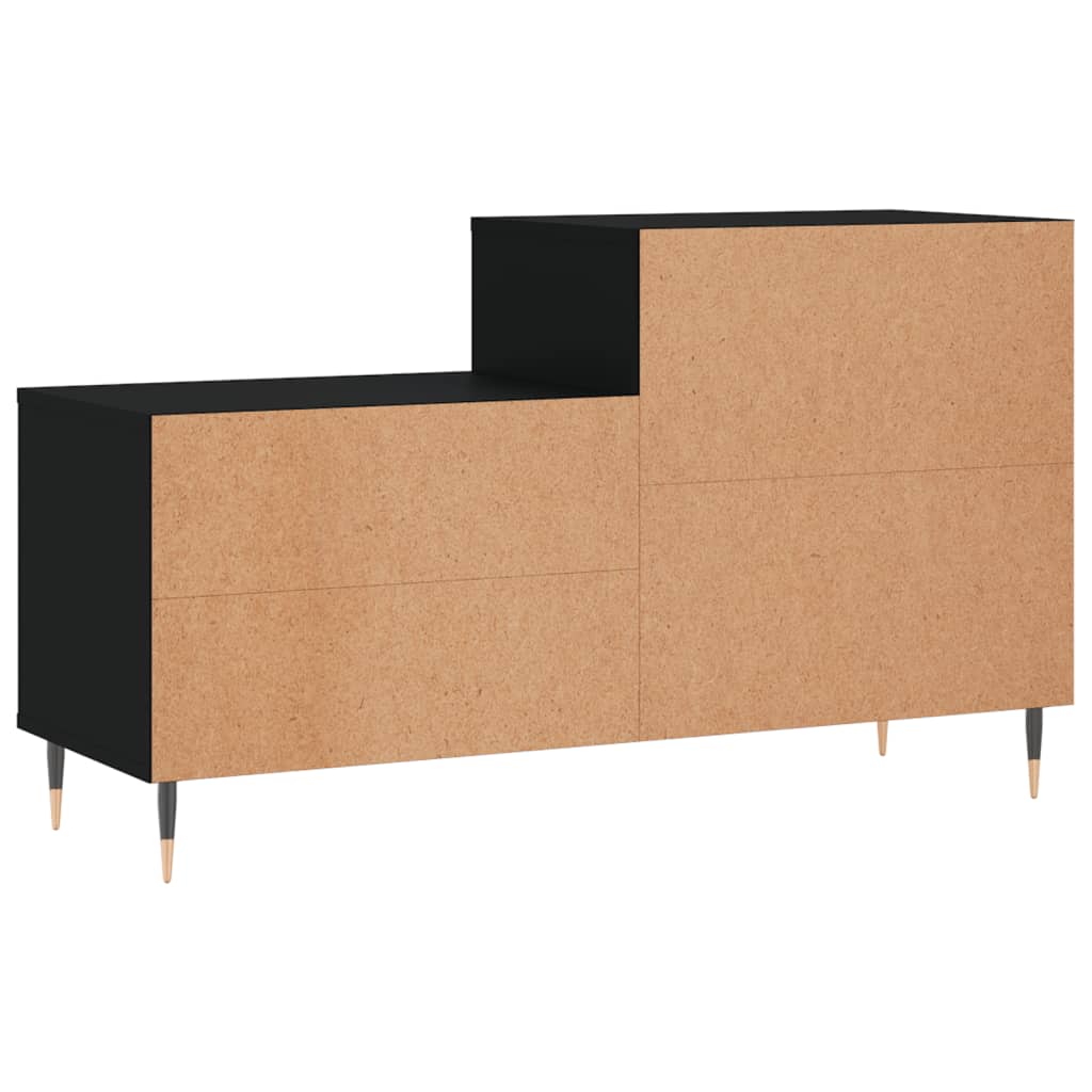 vidaXL Szafka na buty, czarna, 102x36x60 cm, materiał drewnopochodny