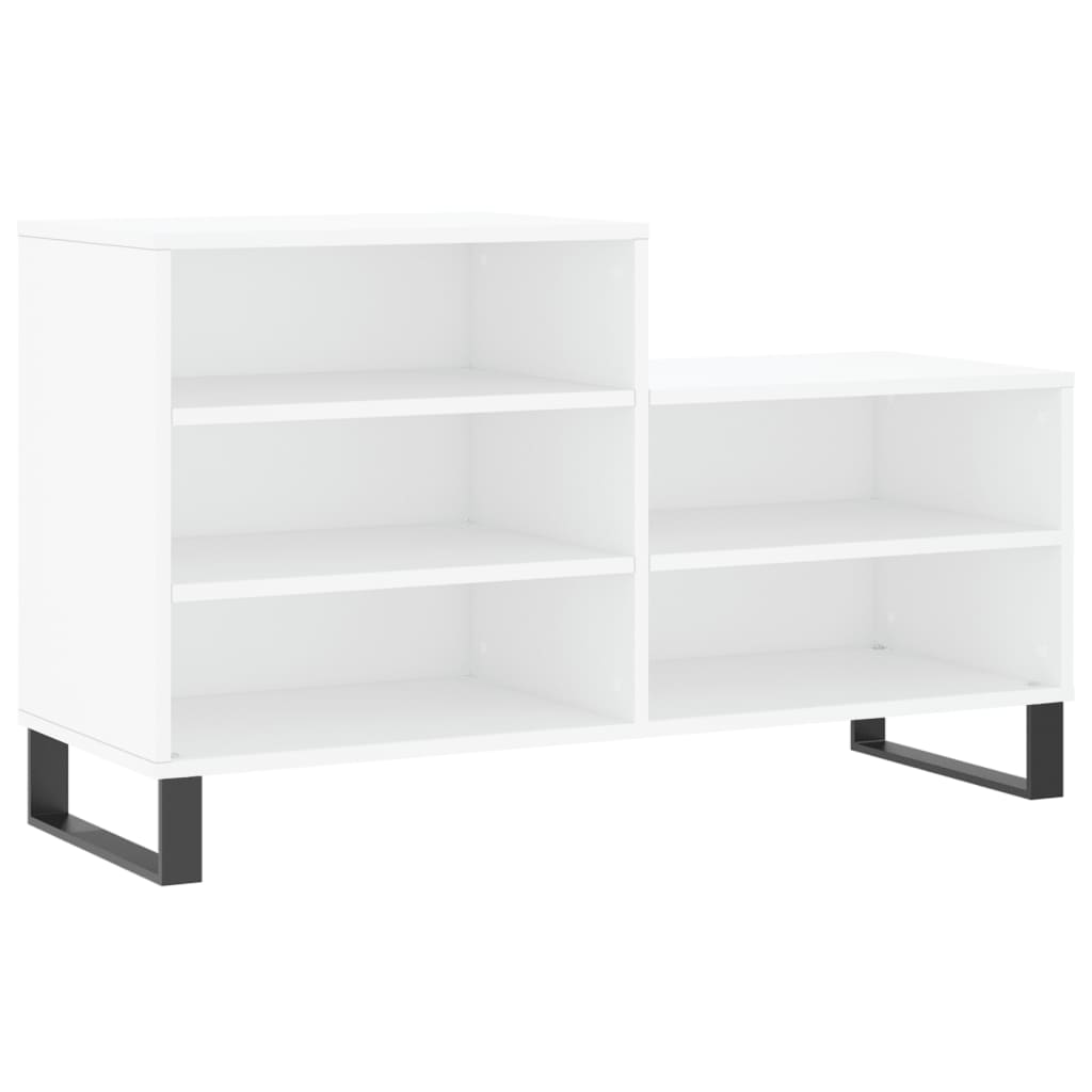 vidaXL Półka na buty, biała, 102x36x60 cm, materiał drewnopochodny