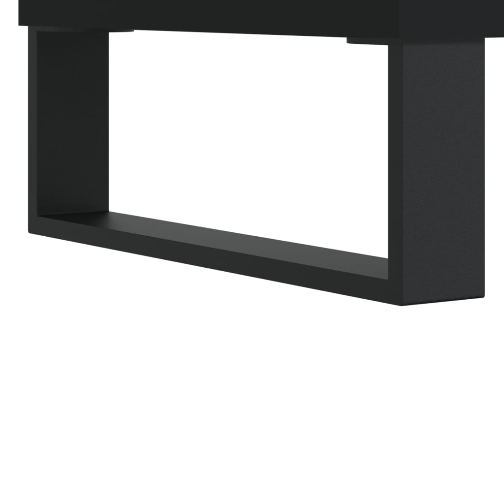vidaXL Szafka na buty, czarna, 102x36x60 cm, materiał drewnopochodny
