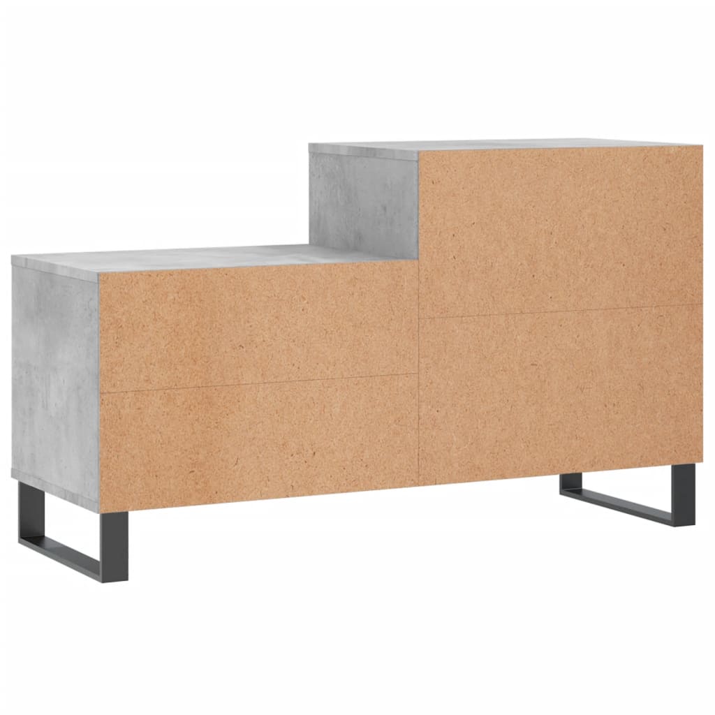 vidaXL Szafka na buty, szarość betonu, 102x36x60 cm