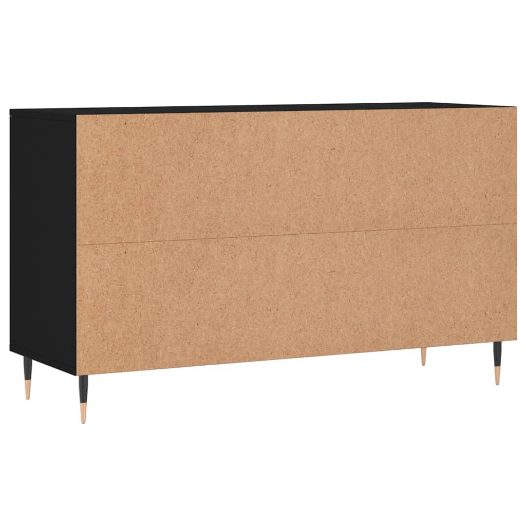 vidaXL Szafka na buty, czarna, 102x36x60 cm, materiał drewnopochodny