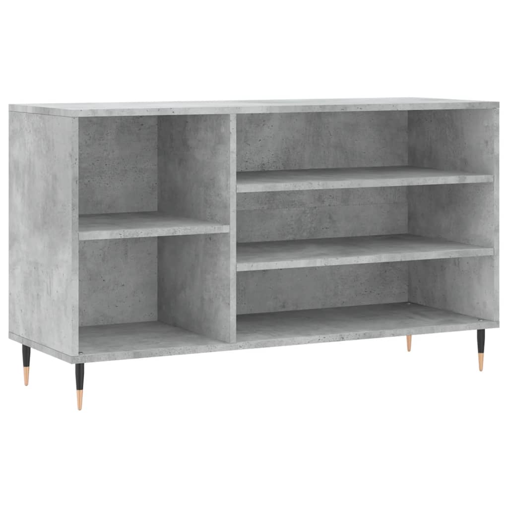 vidaXL Szafka na buty, szarość betonu, 102x36x60 cm