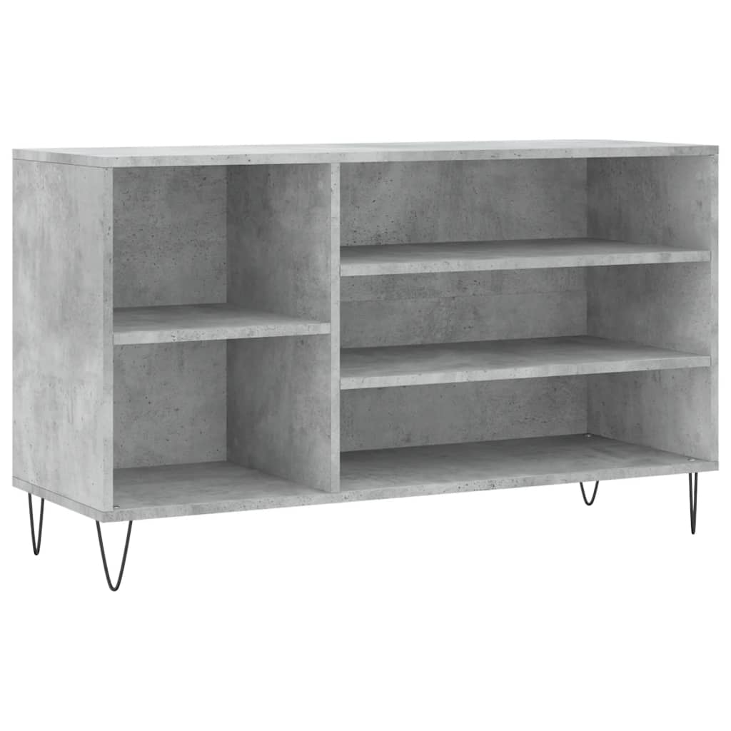 vidaXL Szafka na buty, szarość betonu, 102x36x60 cm