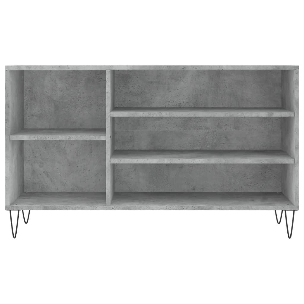 vidaXL Szafka na buty, szarość betonu, 102x36x60 cm