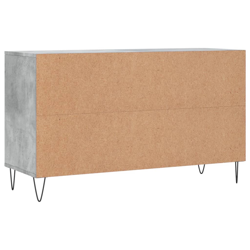 vidaXL Szafka na buty, szarość betonu, 102x36x60 cm