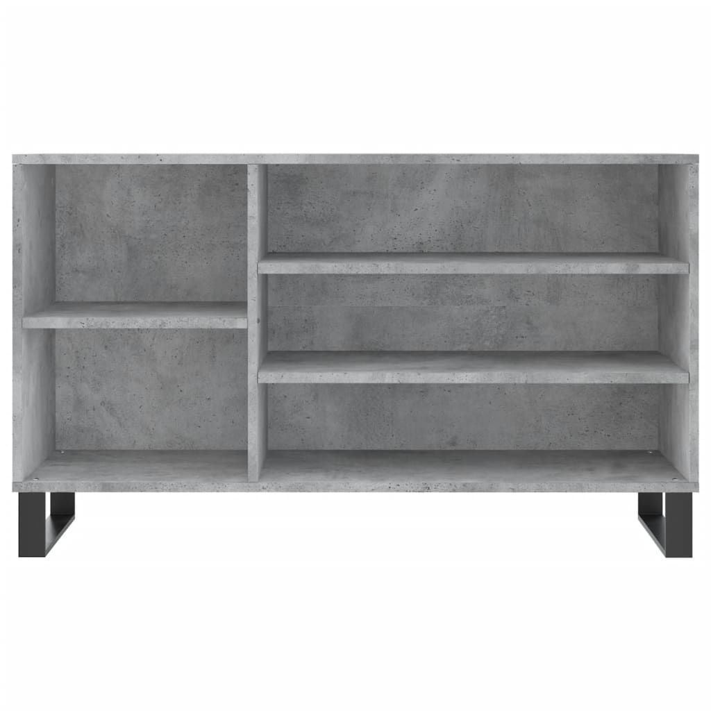 vidaXL Szafka na buty, szarość betonu, 102x36x60 cm