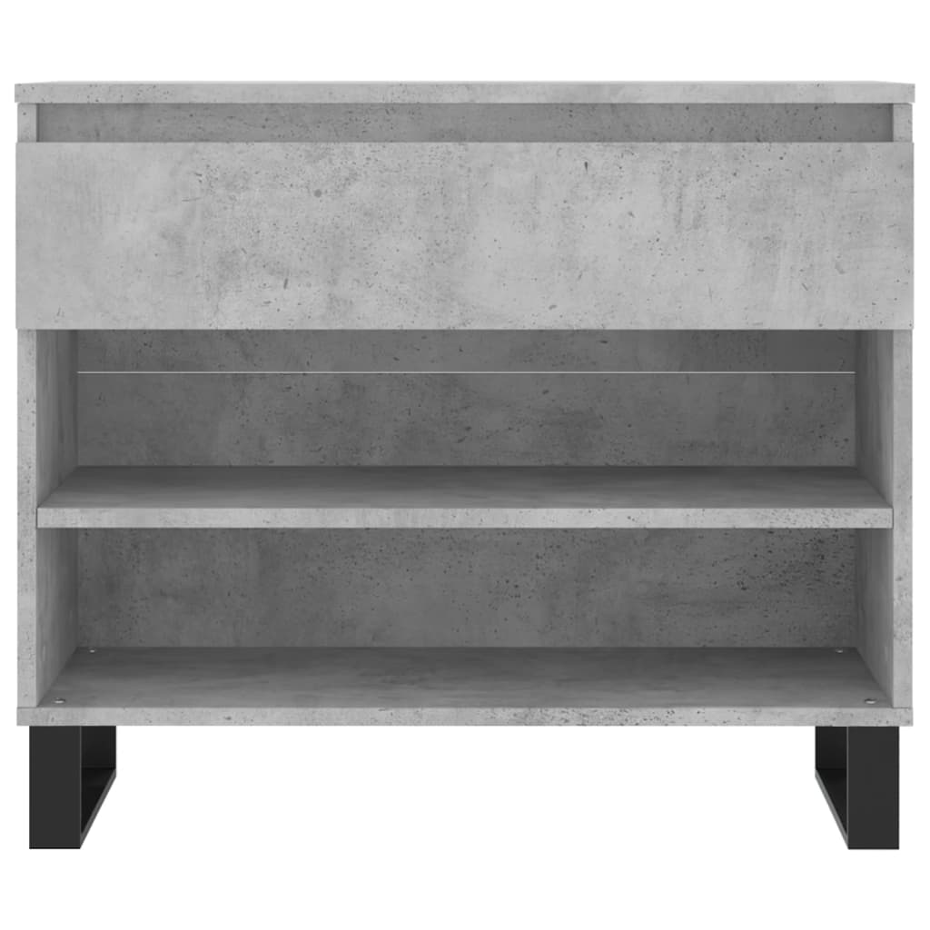 vidaXL Szafka na buty, szarość betonu, 70x36x60 cm