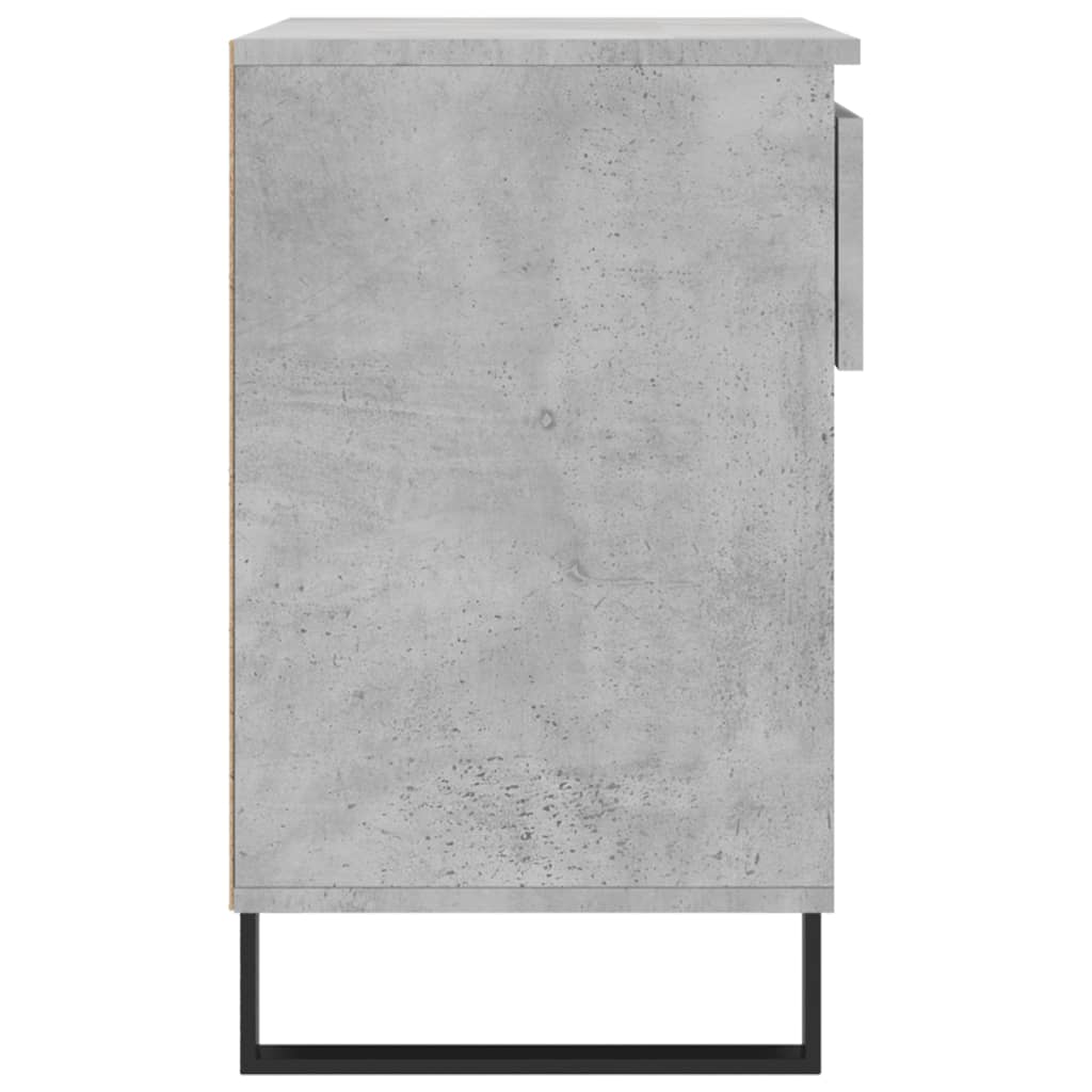 vidaXL Szafka na buty, szarość betonu, 70x36x60 cm
