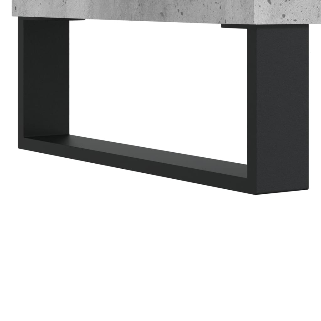 vidaXL Szafka na buty, szarość betonu, 70x36x60 cm