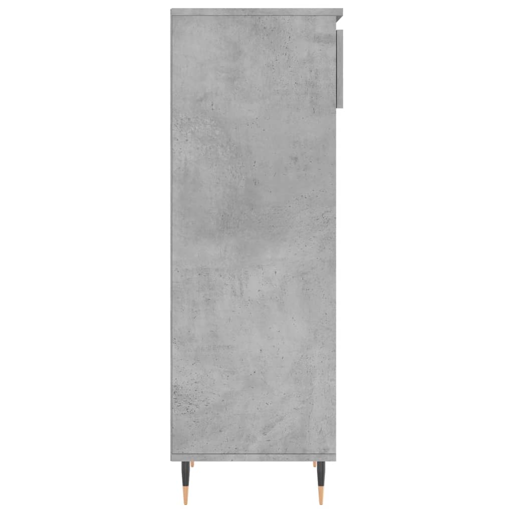 vidaXL Szafka na buty, szarość betonu, 40x36x105 cm