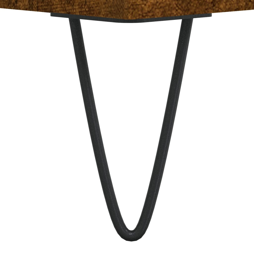 vidaXL Wysoka szafka, przydymiony dąb, 60x36x110 cm