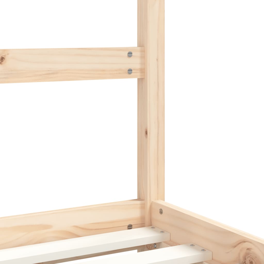 vidaXL Rama łóżka dziecięcego, 80x160 cm, drewno sosnowe