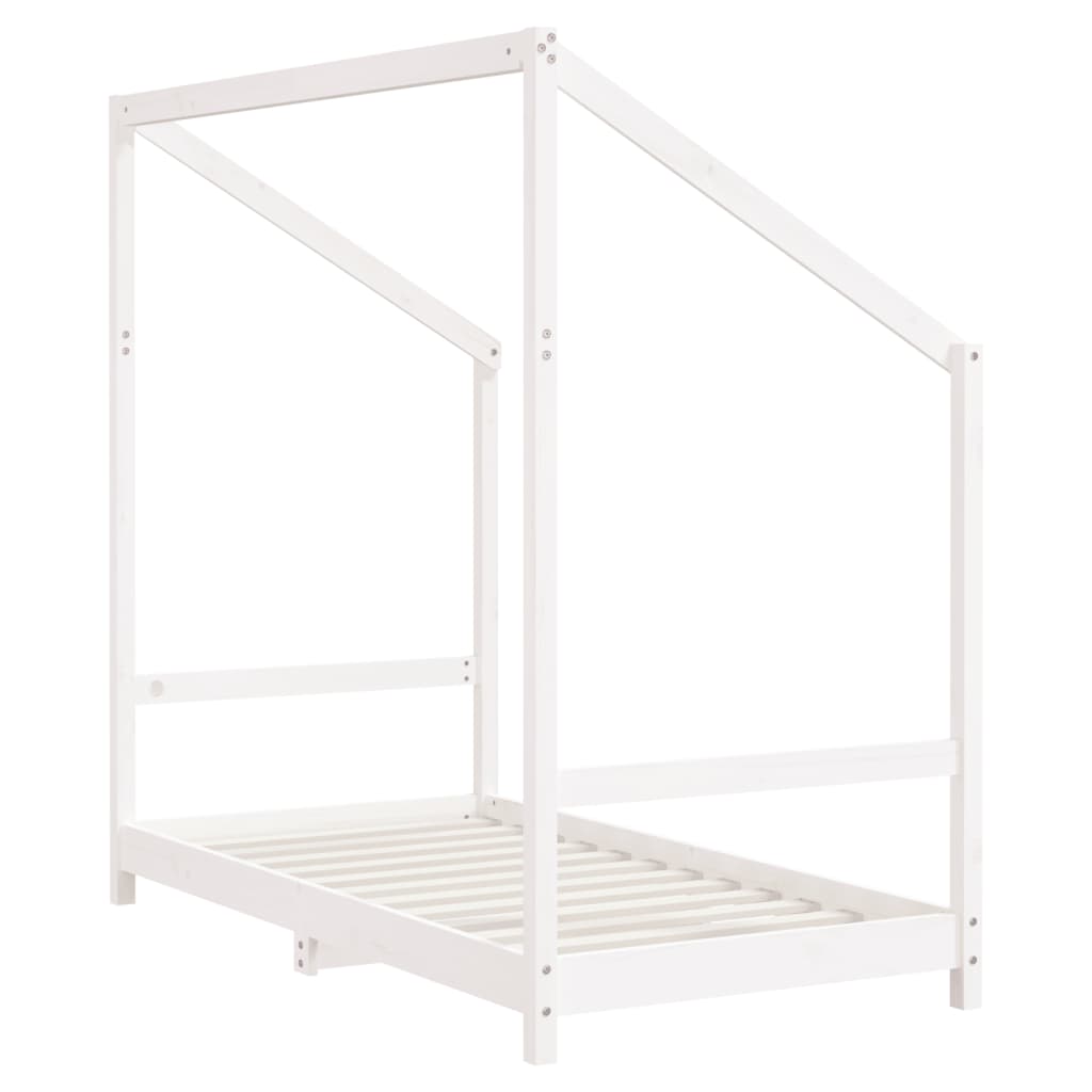 vidaXL Rama łóżka dziecięcego, 80x160 cm, drewno sosnowe