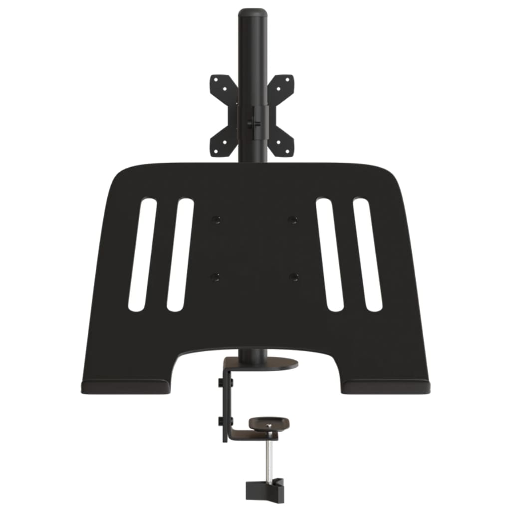vidaXL Stojak na monitor, czarny, stalowy, VESA 75/100 mm