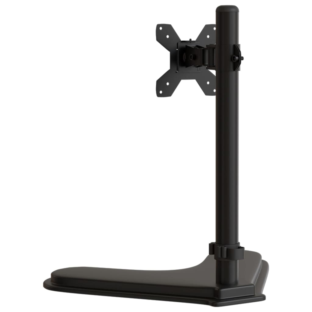 vidaXL Stojak na monitor, czarny, stalowy, VESA 75/100 mm