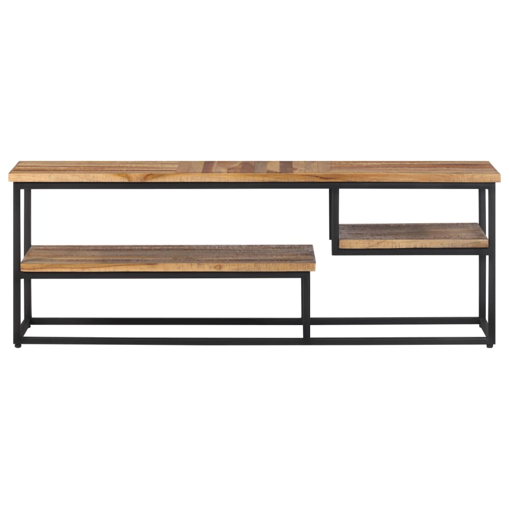 vidaXL Szafka TV, 110x30x39 cm, lite drewno tekowe z odzysku