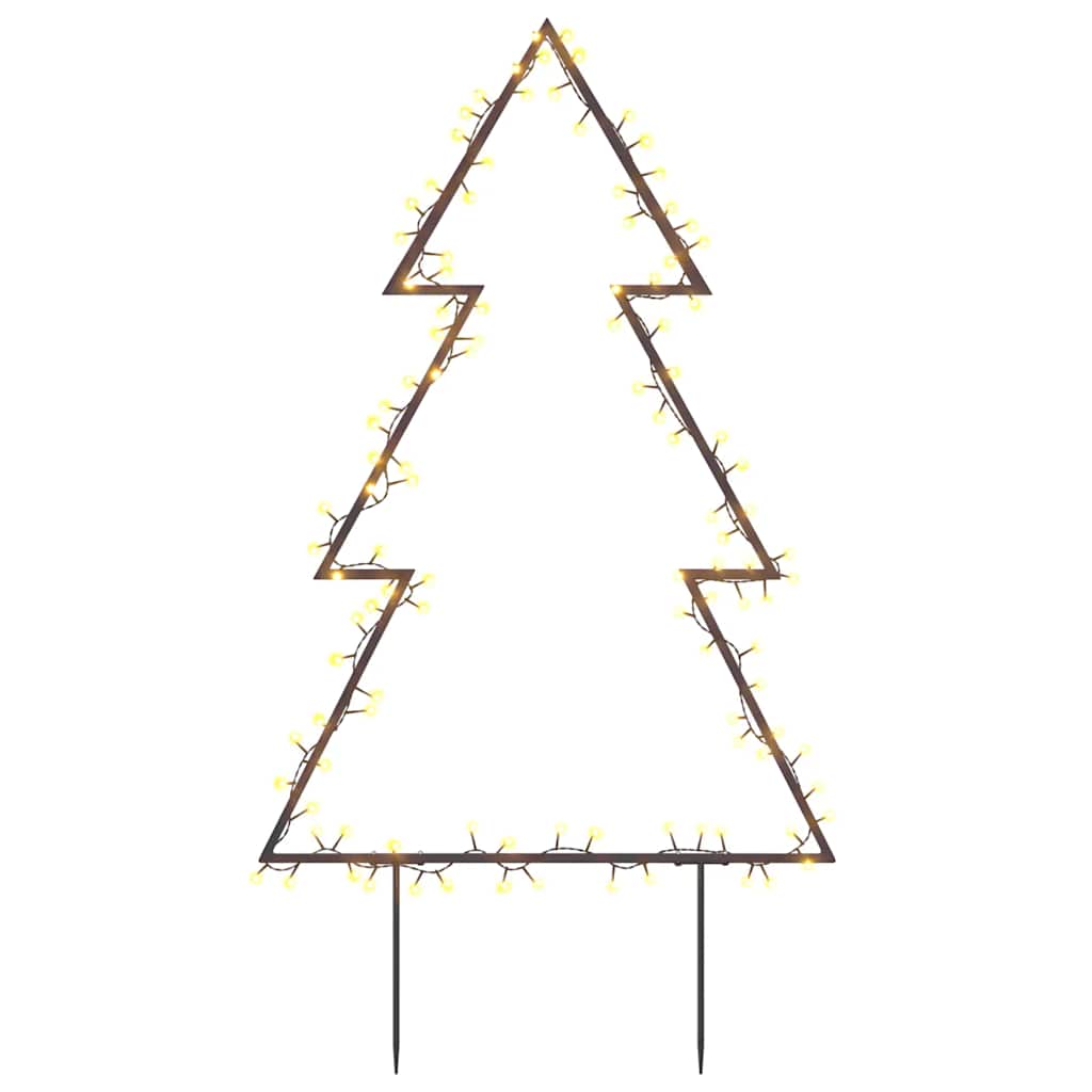 vidaXL Świąteczna choinka na szpikulcach, 115 LED, 90 cm