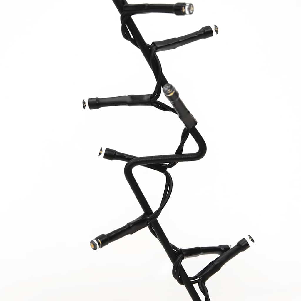 vidaXL Świąteczne choinki na szpikulcach, 3 szt., 50 LED, 30 cm