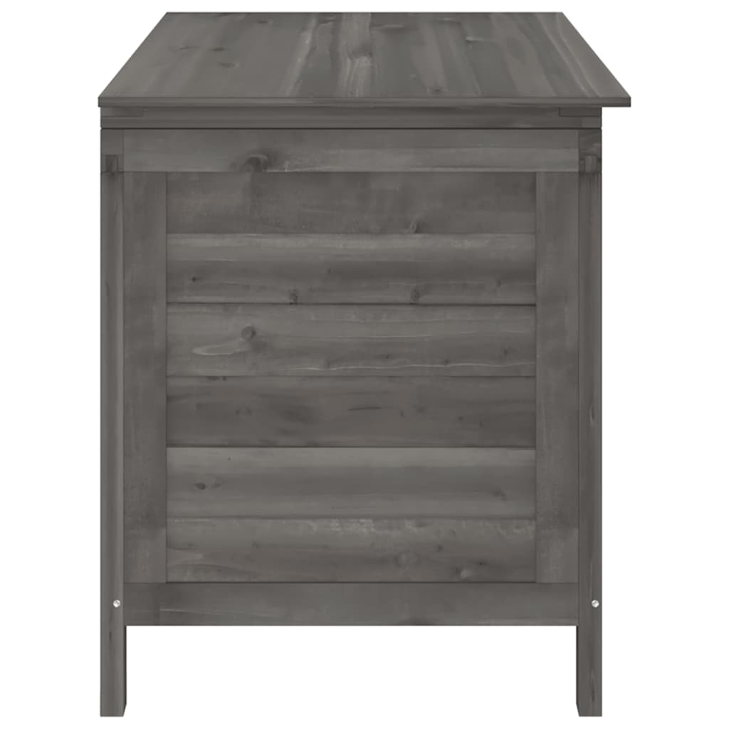 vidaXL Skrzynia ogrodowa, antracytowa, 99x49,5x58,5 cm, drewno jodłowe