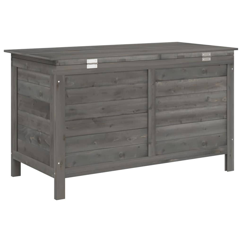 vidaXL Skrzynia ogrodowa, antracytowa, 99x49,5x58,5 cm, drewno jodłowe