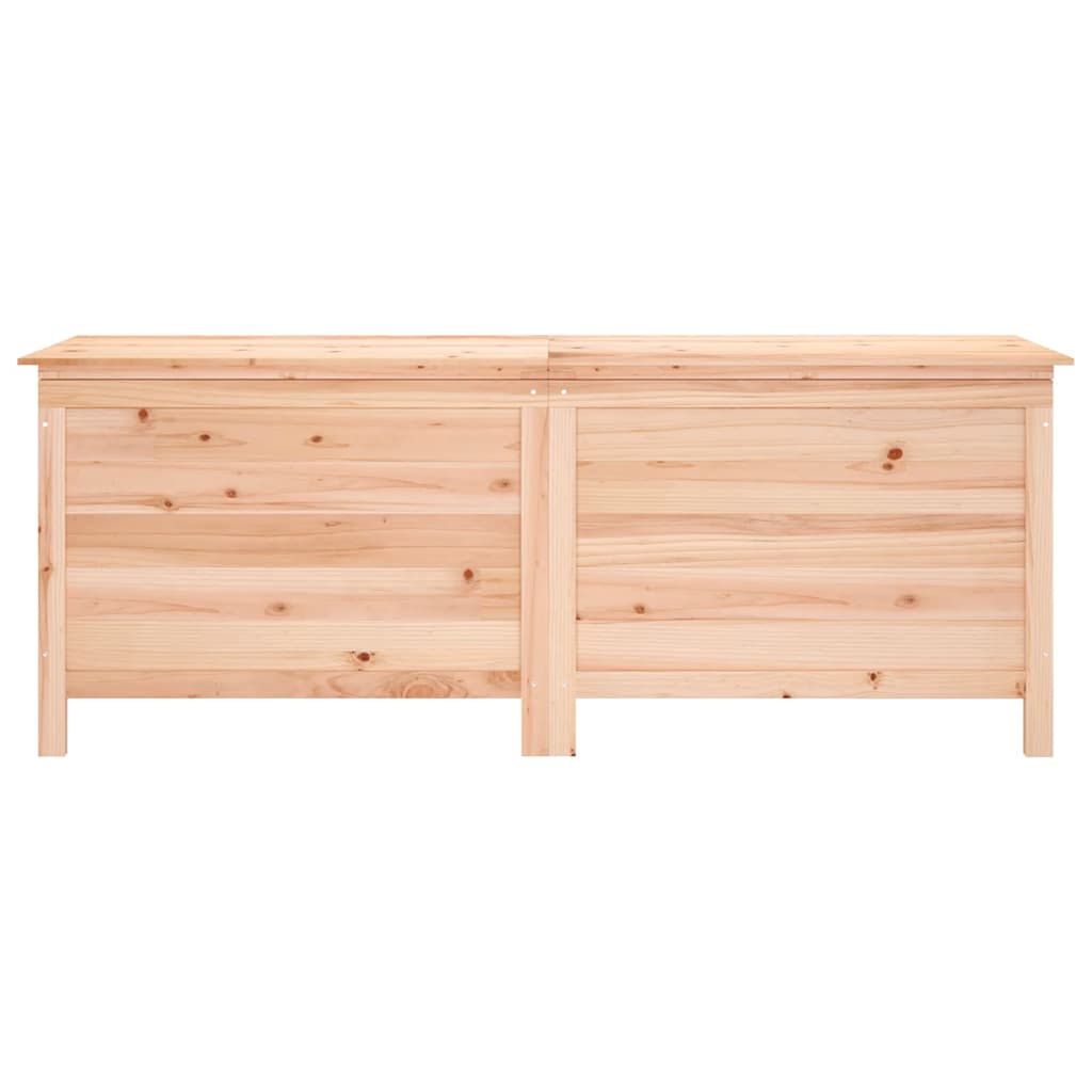 vidaXL Skrzynia ogrodowa, 150x50x56,5 cm, lite drewno jodłowe