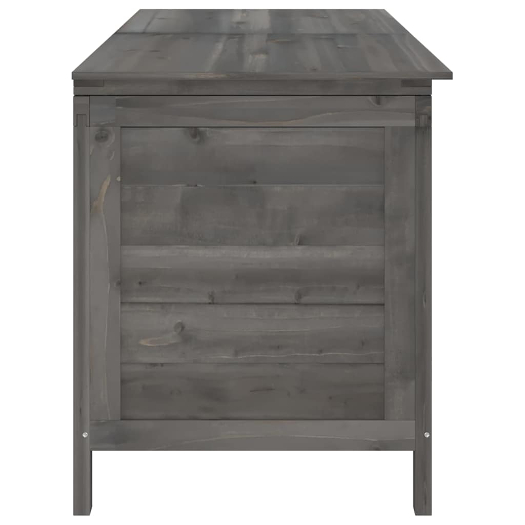 vidaXL Skrzynia ogrodowa, antracytowa, 150x50x56,5 cm, drewno jodłowe