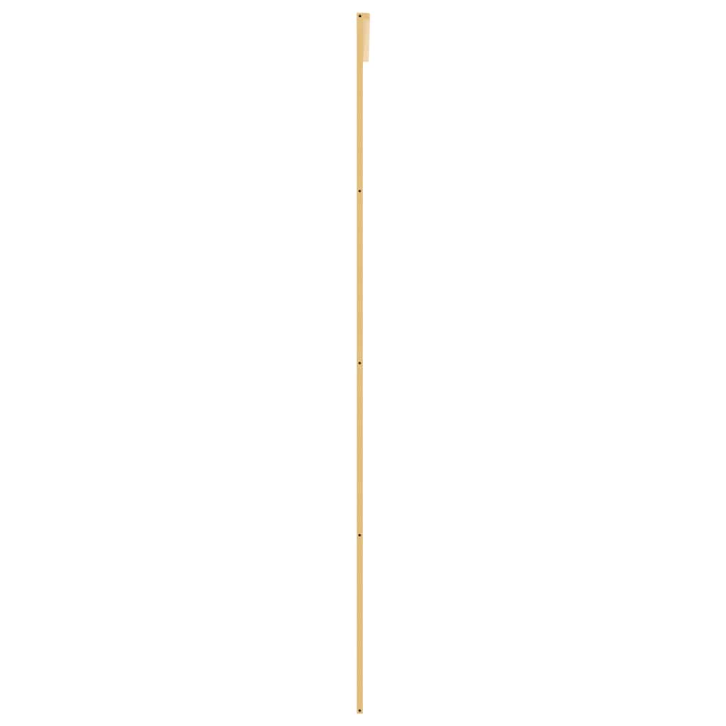 vidaXL Drzwi przesuwne, złote, 102,5x205 cm, przezroczyste szkło ESG