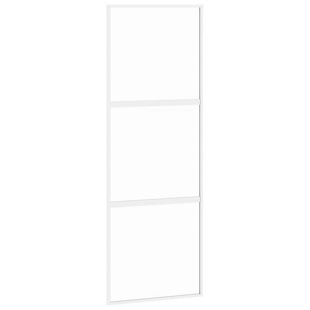 vidaXL Drzwi przesuwne, złote, 76x205 cm, szkło hartowane i aluminium