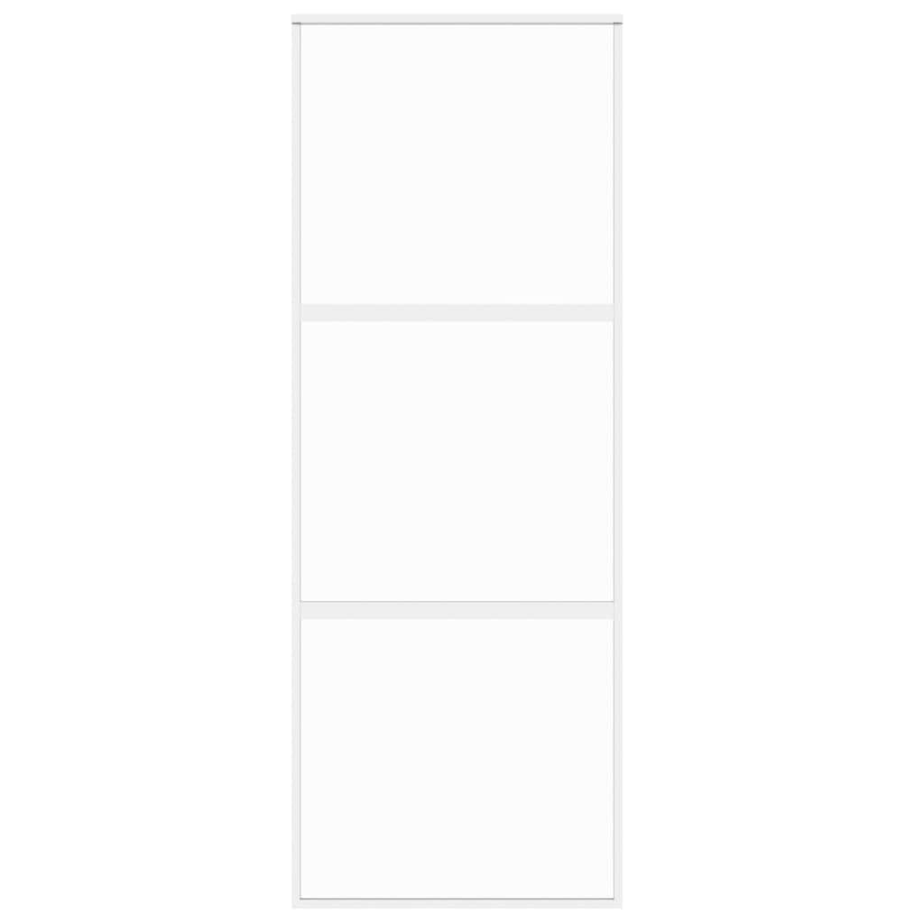 vidaXL Drzwi przesuwne, złote, 76x205 cm, szkło hartowane i aluminium