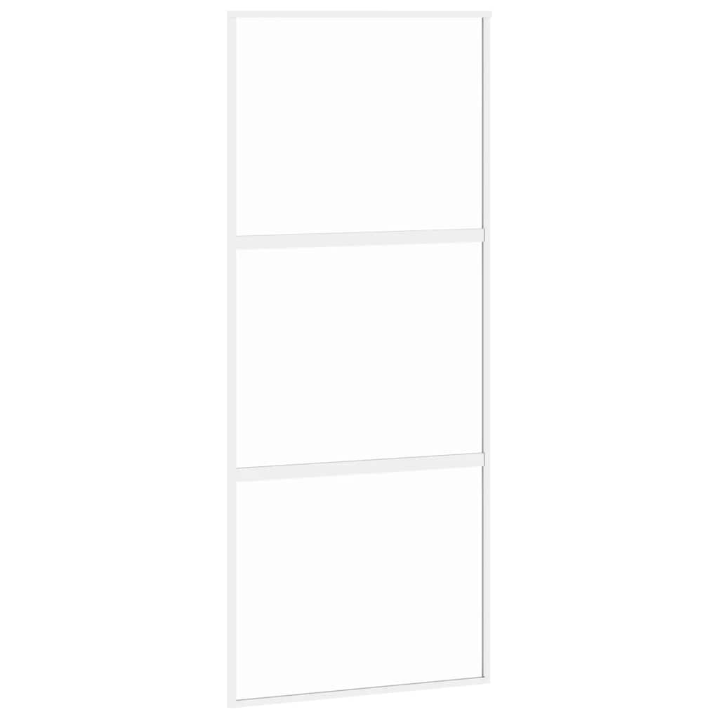 vidaXL Drzwi przesuwne, złote, 90x205 cm, szkło hartowane i aluminium