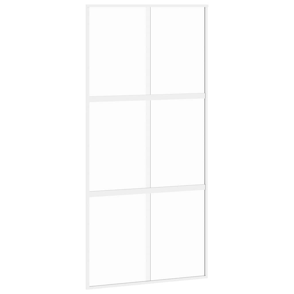 vidaXL Drzwi przesuwne, złote, 102,5x205cm, szkło hartowane, aluminium