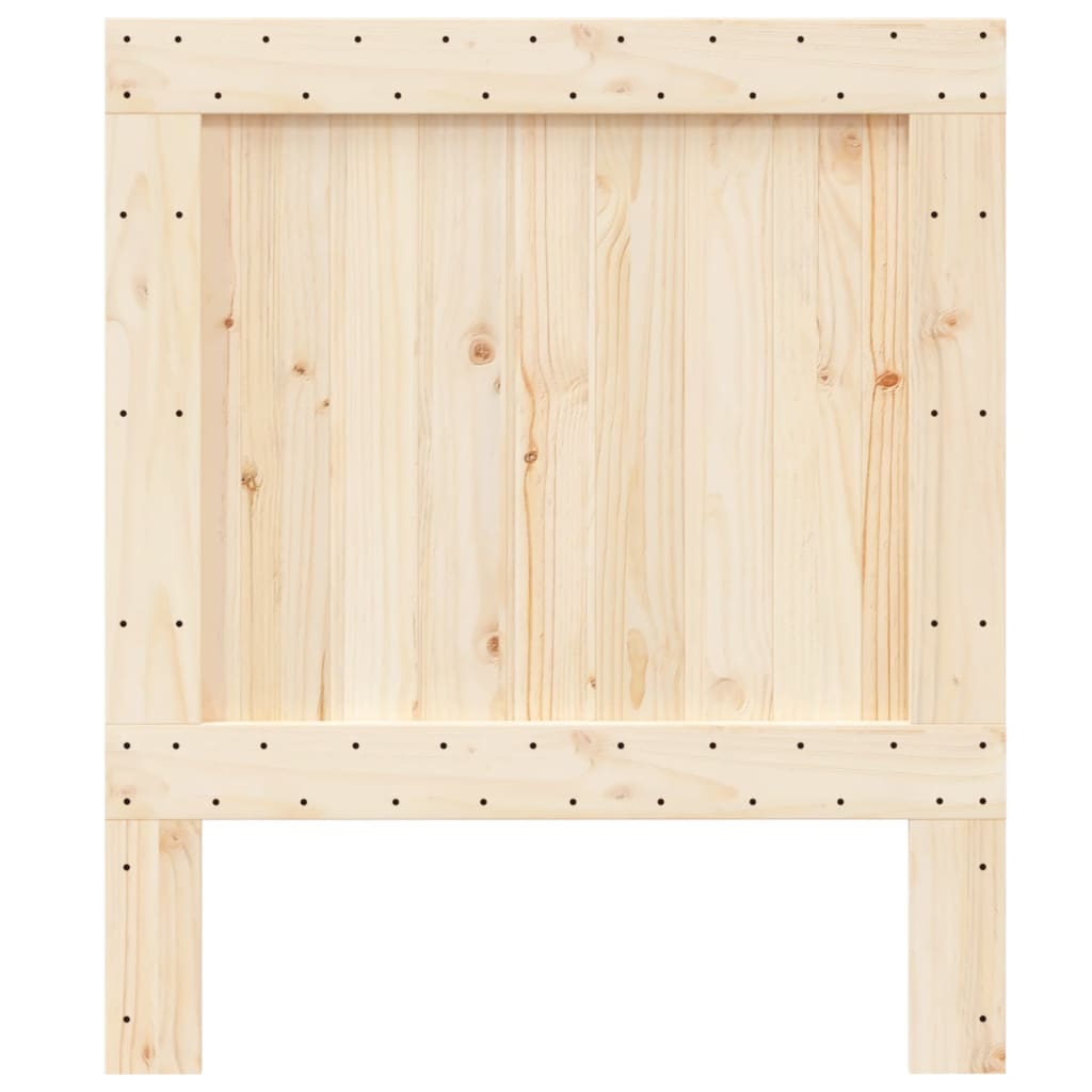 vidaXL Wezgłowie łóżka, 80x104 cm, lite drewno sosnowe
